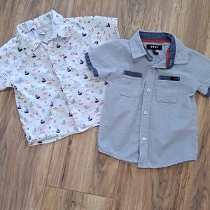 2 Boys button up shirts